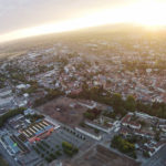 Offenburger Sonnenaufgang - Luftbild