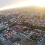 Offenburger Sonnenaufgang - Luftbild