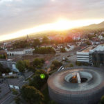 Offenburger Sonnenaufgang - Luftbild