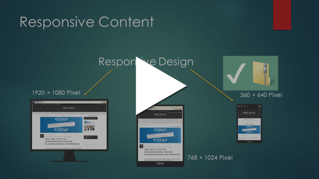 Video Tutorial: Responsive Content mit CSS umsetzen